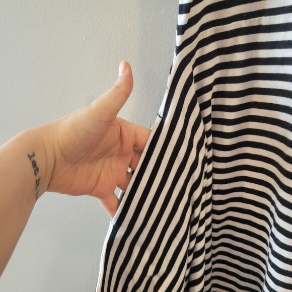 J Crew Crewcuts Girls Striped Handkerchief Dress  Size 12 - Picture 2 of 7